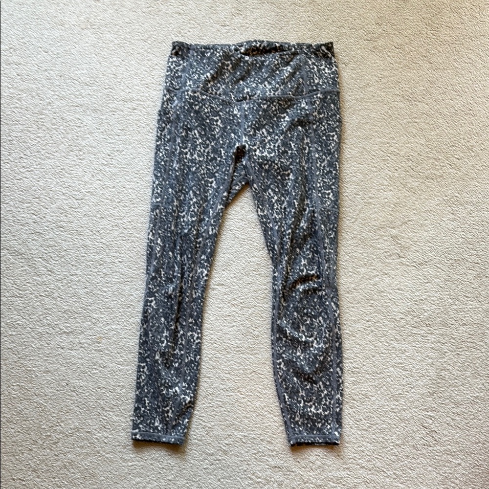 Varley Gray Patterned Leggings